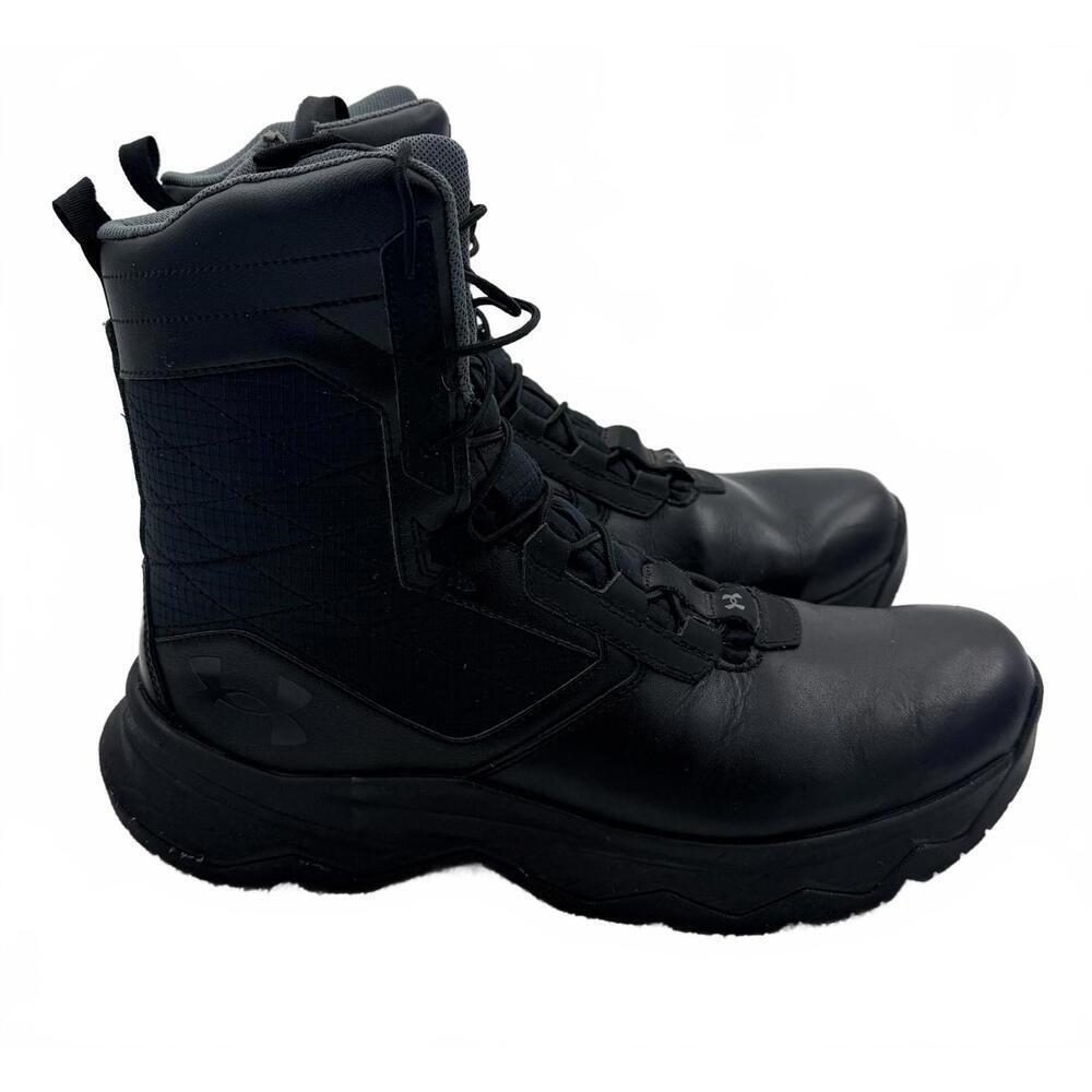 Under Armour Stellar Side Zip Tactical Boots Men's 12 black​​ - Picture 2 of 6